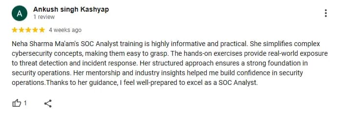 Ethical Hacking Review by Ishita Kolluru