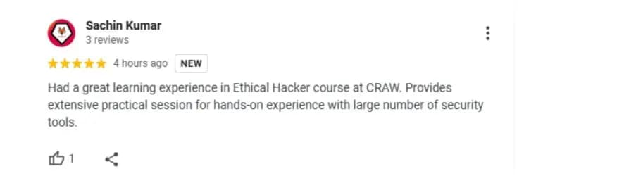 Ethical Hacking Review by Ishita Kolluru