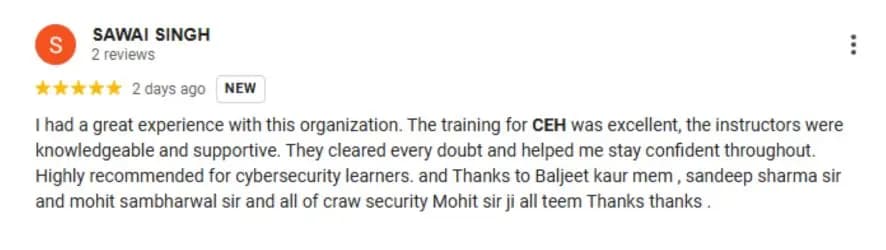 Ethical Hacking Review by Ishita Kolluru